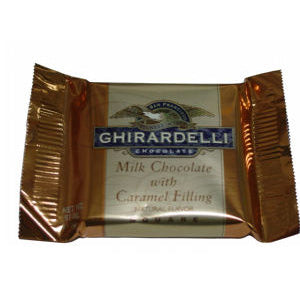 Ghirardelli Squares - Milk Chocolate With Caramel 50ct
