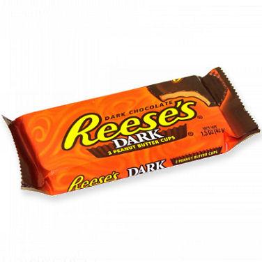 REESE'S Dark Chocolate Peanut Butter Cups, 33.6 oz box, 24 pack