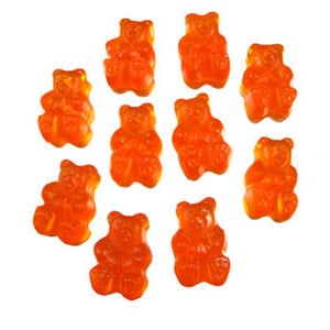 Ornery Orange Gummi Bears - 5lb