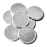 Silver Chocolate Coins Plain - 5lb Bag