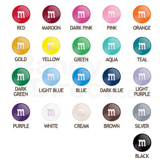 M&m's Candy Milk Chocolate - All Colors - (pink, Blue, Gold, Purple, Red,  Green, Orange, Yellow, White & More) : Target