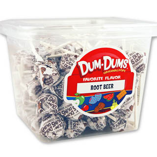 Dum Dum Pops - Root Beer 1lb Tub