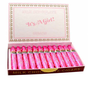 It's a Girl Chocolate Cigars - 24ct