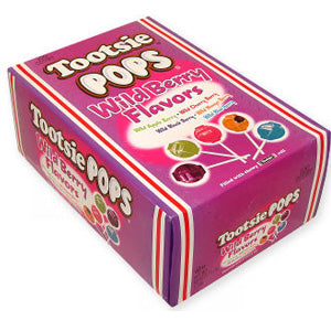 Tootsie Pops - Wild Berry Flavors 100ct Box