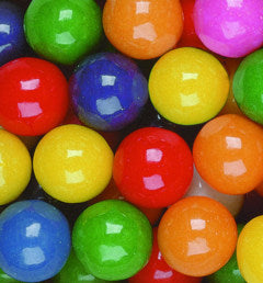 Assorted Bubble Gum Balls 3/4-inch - 18.22lb Box