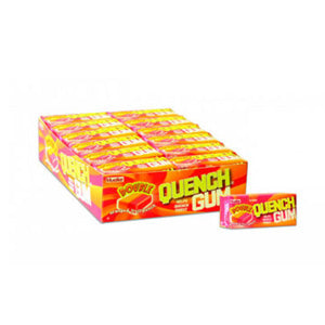 Quench Quench Gum, Thirst Quenching, Orange Fruit Punch - 12 packs