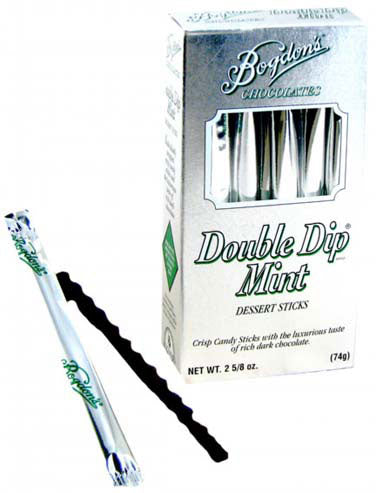 Reception Sticks Double-Dip Mint Chocolate - Silver Box 2.625oz