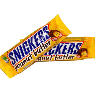Snickers Peanut Butter Squared Bars - 18ct
