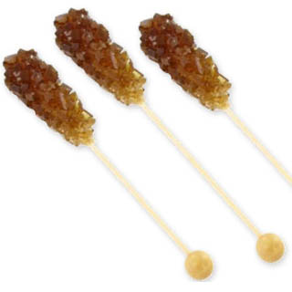 Amber Swizzle Sticks - 72ct Unwrapped