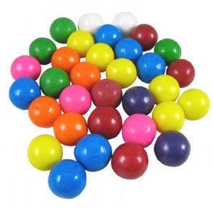 Gumballs for Gumball Machine - 1 Inch Large Gumballs - Fruit Flavored  Bubble Gum White Gumballs - Kids Gum - Bulk Gum Balls 2 Lb