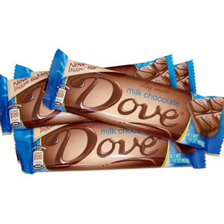 Dove Bars - Milk Chocolate 18ct