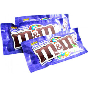 M&M's Dark Chocolate 1.69oz bag - 24ct
