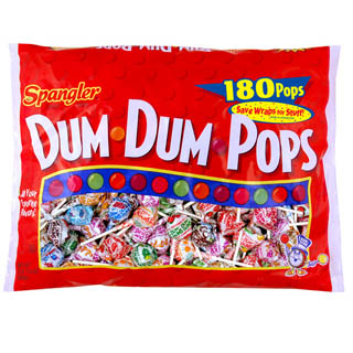 Dum Dum Pops - Assorted 180ct Bag