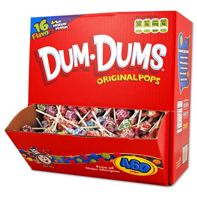 Dum Dum Pops - Assorted 460ct Display Box