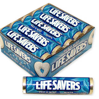 Pep-o-mint Lifesavers Rolls - 20 Rolls