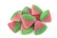 Gummi Watermelon Slices Sour - 5.5lb
