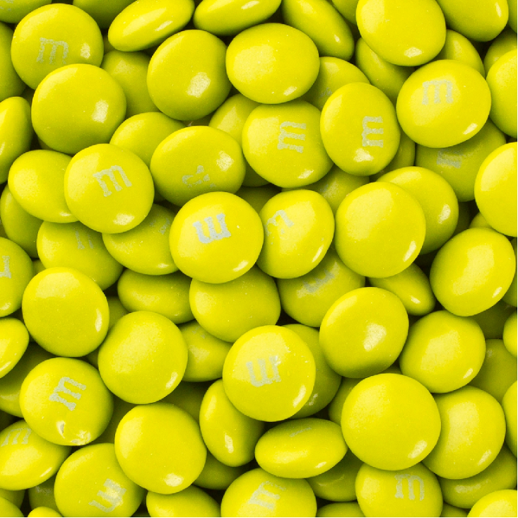 Bulk White M&M's 10lbs mandms ColorWorks mymms