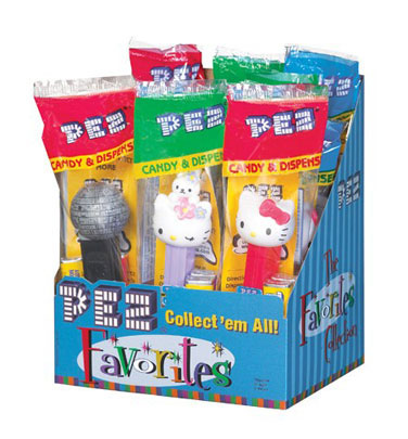 Pez Dispensers Favorites - 12ct Display Box