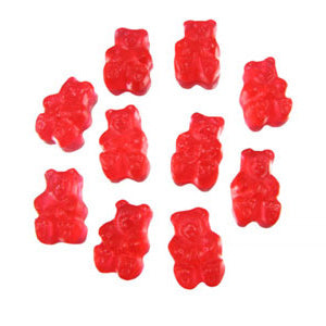 Fresh Strawberry Gummi Bears - 5lb