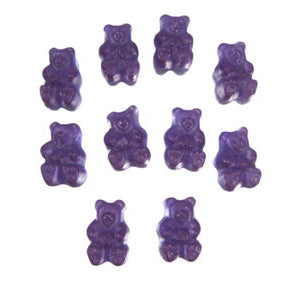 Concord Grape Gummi Bears - 5lb
