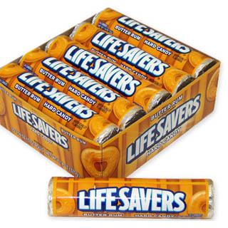 Butter Rum Lifesavers Rolls - 20 Rolls