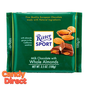 Almond Milk Chocolate Ritter Sport - 11ct