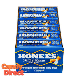 Ambrosoli Honees Bars Milk-N-Honey - 24ct