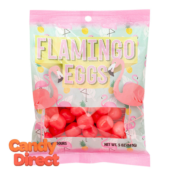 Amusemints Flamingo Eggs 5oz Peg Bag - 12ct