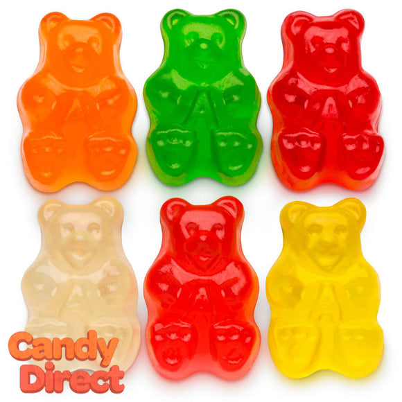Assorted 6-Flavor Gummy Bears - 5lb