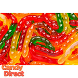 Assorted Fruit Gummi Worms 4" - 5lb
