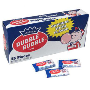Dubble Bubble Gum Original 1928 - Movie-Size 24ct