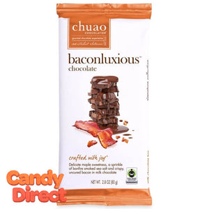 Baconluxious Chuao Milk Chocolate Bars - 12ct