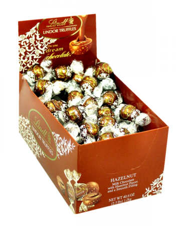 Lindt Lindor Truffles - Hazelnut Milk Chocolate 120ct