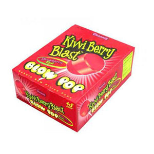Kiwi Berry Blast Blow Pops - 48ct Box