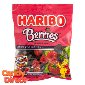 Berries Haribo Gummi Candy 5oz Bag - 12ct