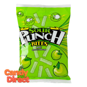 Sour Punch Bites Apple 5oz Peg Bag - 12ct