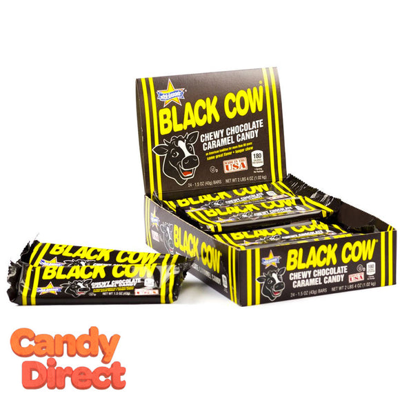 Black Cow Candy Bars - 24ct