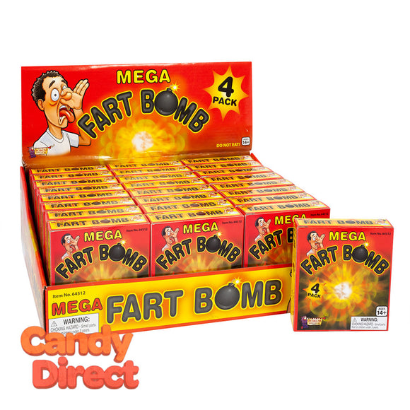 Bomb Mega Fart 4 Pc - 24ct