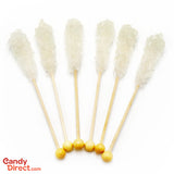 White Swizzle Sticks - Unwrapped 72ct