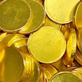 Gold Chocolate Coins Plain - 1.5-Inch 5lb Bag