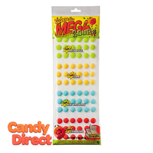 Candy Buttons Mega Sour - 24ct