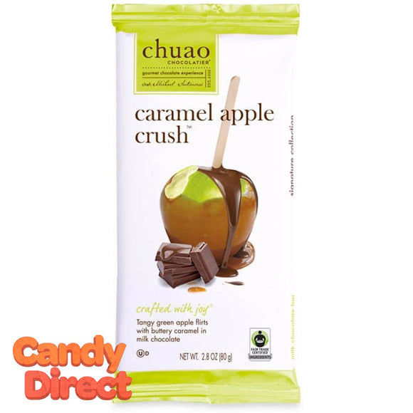 Caramel Apple Crush Chuao Milk Chocolate Bars - 12ct