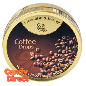 Cavendish & Harvey Drops Coffee 1.75oz Tin - 7ct