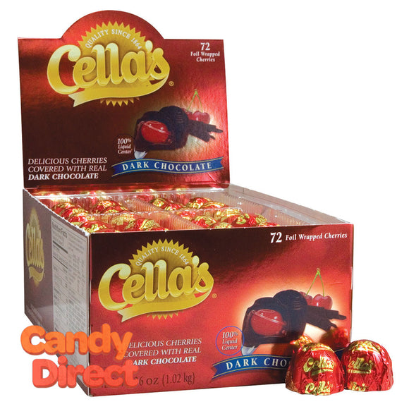 Cella's Cherries Dark Chocolate - 72ct