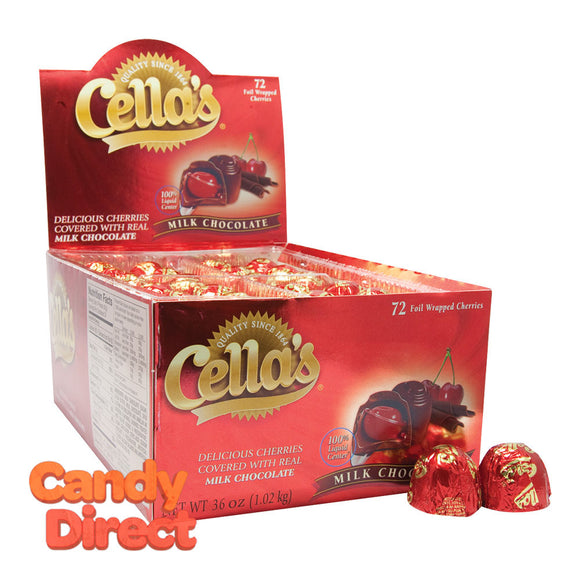 Cella's Cherries Milk Chocolate - 72ct