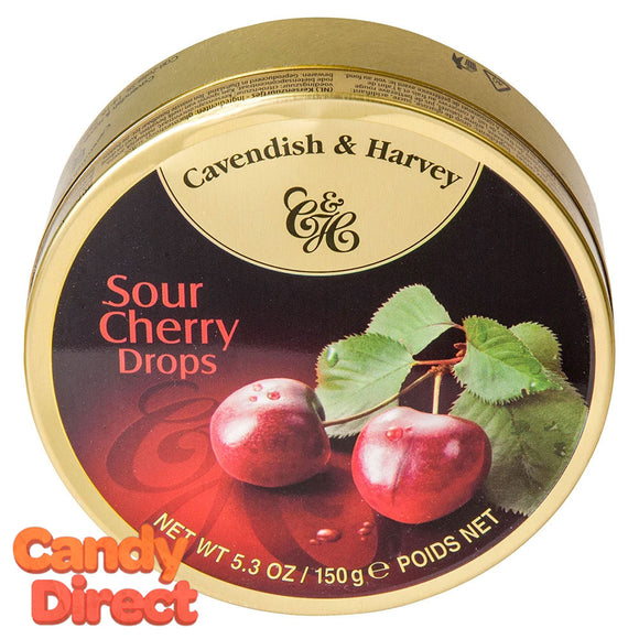 Cherry Cavendish & Harvey Drops - 12ct Tins