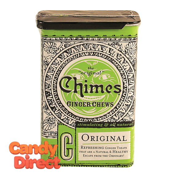 Chimes Ginger Chews Original 2oz Tin - 20ct