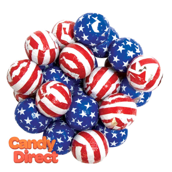 Stars & Stripes Chocolate Balls - 5lb Bag