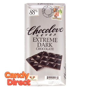 Chocolove Extreme Dark Chocolate 3.2oz Bar - 12ct