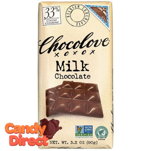 Chocolove Milk Chocolate Bars - 12ct